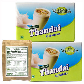 Vedantika Thandai Milk Shake - Pack of 2 - 250 Gms Each