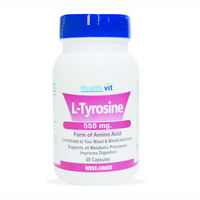 HealthVit L-Tyrosine 550 mg 60 capsules