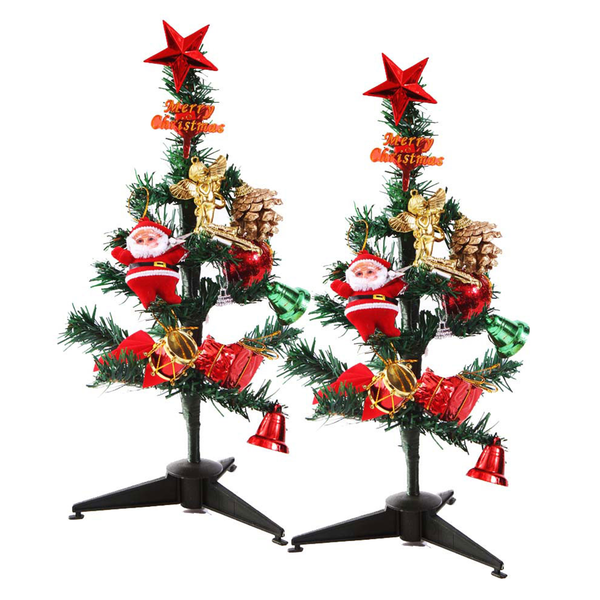 Creativity Centre Pack Of Two Christmas Tree With D