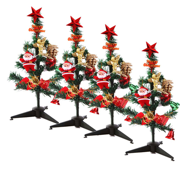 Creativity Centre Pack Of Four Christmas Tree With D