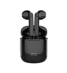 MYCANDY TWS200 TRUE WIRELESS EARBUDS WITH HANDSFREE MIC AND MUSIC CONTROL BUTTON,  black