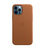 APPLE iPHONE 12| 12 PRO LEATHER CASE WITH MAGSAFE,  saddle brown