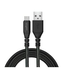 SWITCH ULTRA RUGGED USB A TO MICRO USB CHARGE & SYNC 1.2M CABLE BLACK