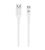 MYCANDY USB A TO MICRO USB CHARGE AND SYNC CABLE 1.2M,  white