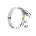SWITCH 3 IN 1 MAGNETIC CHARGE AND SYNC CABLE SELF STORING,  white