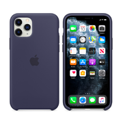 APPLE IPHONE 11 PRO SILICONE CASE,  midnight blue