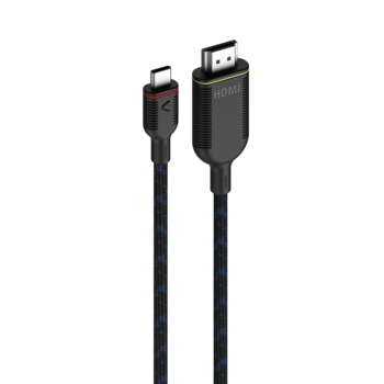 UNISYNK USB C TO HDMI 4K,  black, 1.5m cable