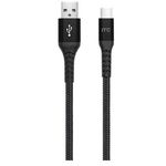 MYCANDY USB A TO TYPE C CHARGE AND SYNC CABLE, 1.2m,  black