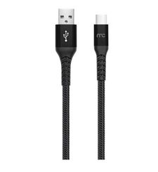 MYCANDY USB A TO TYPE C CHARGE AND SYNC CABLE, 1.8m,  black