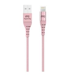 MYCANDY USB A TO MFI LIGHTNING CHARGE AND SYNC CABLE, 1.2m,  rose gold