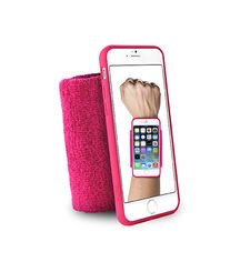 PURO IPHONE 6 4.7" RUNNING WRISTBAND WITH KEY POCKET,  pink