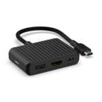 UNISYNK 3 PORT USB C HUB V2,  black