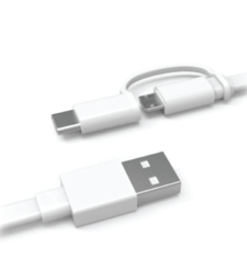 HUAWEI TYPE C PLUS MICRO USB CABLE AP55S WHITE