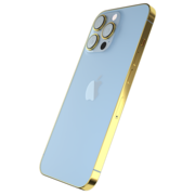 GIVORI APPLE IPHONE 13 PRO MAX GOLD PLATED FRAME,  sierra blue, 1tb