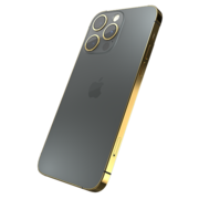 GIVORI APPLE IPHONE 13 PRO 5G GOLD PLATED FRAME,  graphite, 256gb