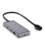 UNISYNK 10 PORT HUB USB C 100W DUAL SCREEN FOR MAC,  grey