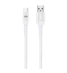 MYCANDY USB A TO TYPE C CHARGE AND SYNC CABLE, 1.2m,  white