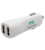 MYCANDY 3.4A DUAL USB CAR CHARGER WITH 1M MFI LIGHTNING WHITE