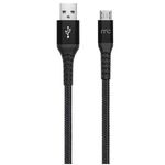 MYCANDY USB A TO MICRO USB CHARGE AND SYNC CABLE 1.2M,  black