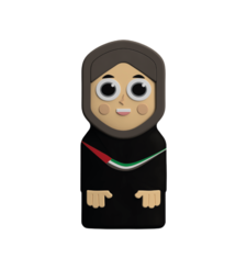 MYCANDY POWERBANK 5K MAH, emirati woman