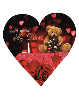 Skylofts Cute 5pc Chocolate I Love You Heart Gift Box Valentine's Love Gift
