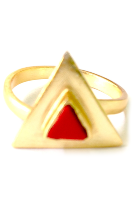Eesha Zaveri Triangle Pop Ring