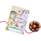 Dryfruit Laddoos with Rakhi and Greeting card