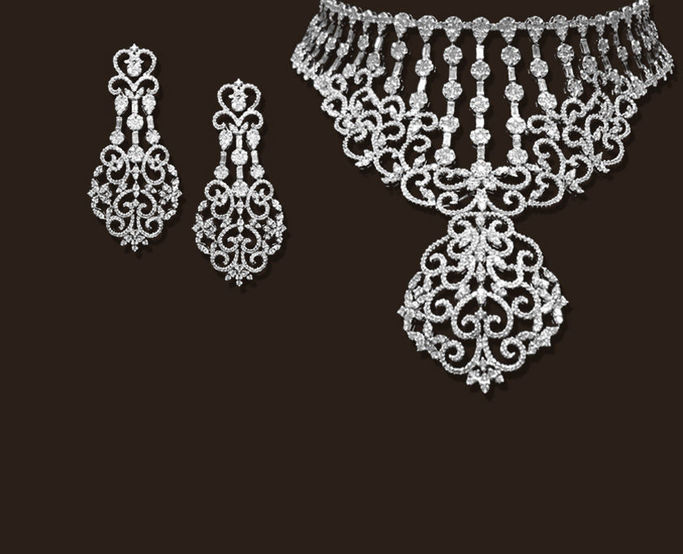 Bridal Diamond Jewellery Set