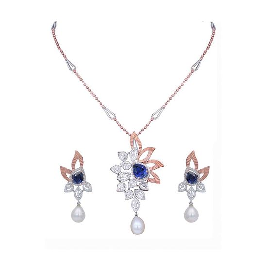 eves24-bridal-and-wedding-diamond-necklace-set-10122A - NCS608