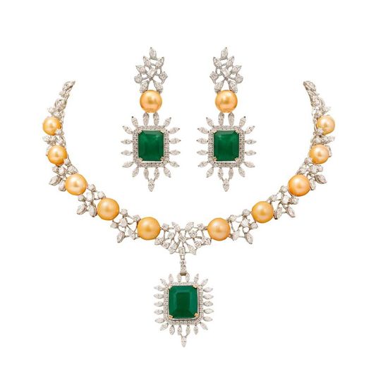 eves24-bridal-and-wedding-diamond-necklace-set-9486 - NCS534