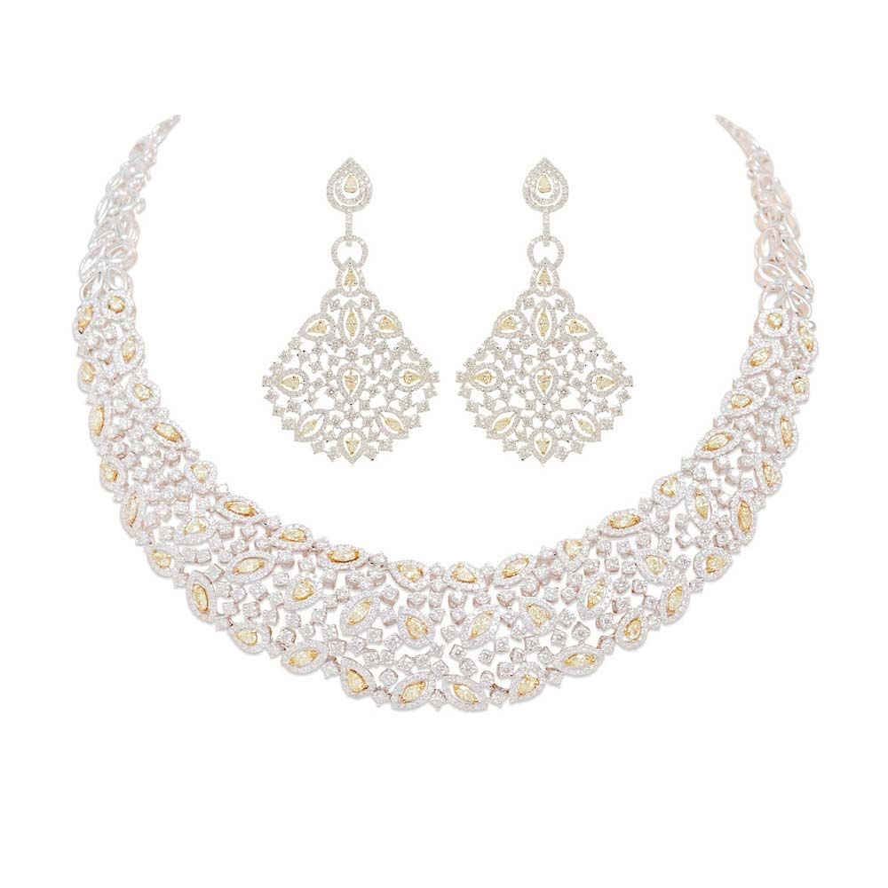 eves24-bridal-and-wedding-diamond-necklace-set-9520 - NCS540