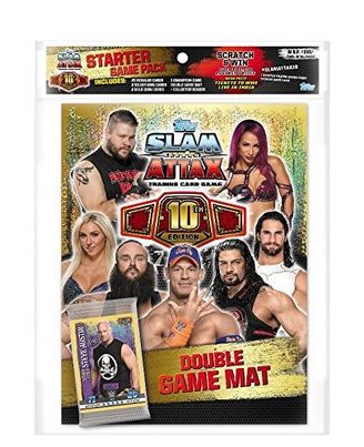 Topps WWE Slam Attax 10 TCG Collection Starter Game Pack, Multi Color
