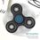 Photron New Improved FS608 Fidget Spinner Premium 625 High Speed Ceramic Bearing, High Quality ABS Plastic, [ Zinc Alloy Non Rust High Quality Longer Spin Time] , Perfect For ADD, ADHD, Anxiety, and Autism, for Children & Adults, Black